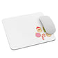 Simple Christmas White Small Office Mouse Pad (8.7"x7.1")