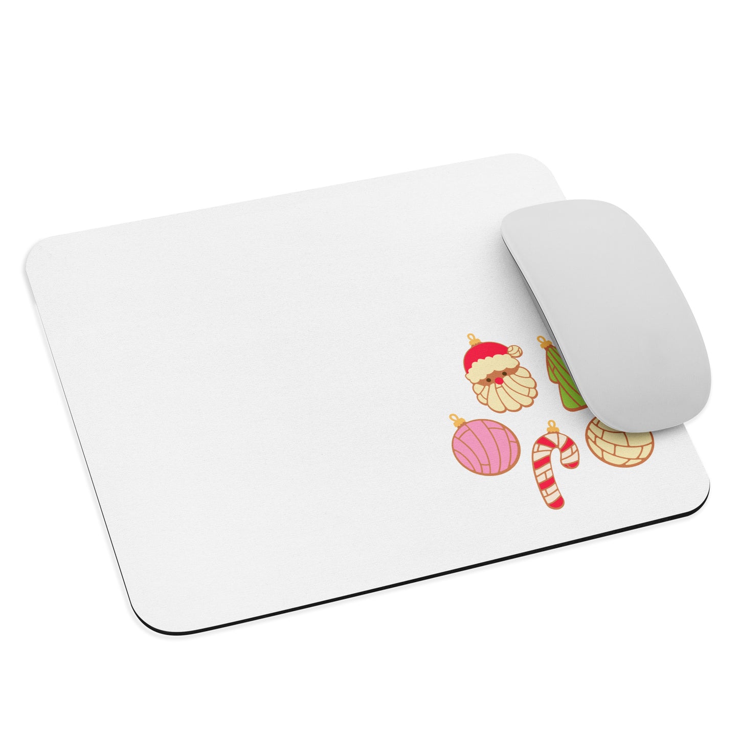 Simple Christmas White Small Office Mouse Pad (8.7"x7.1")