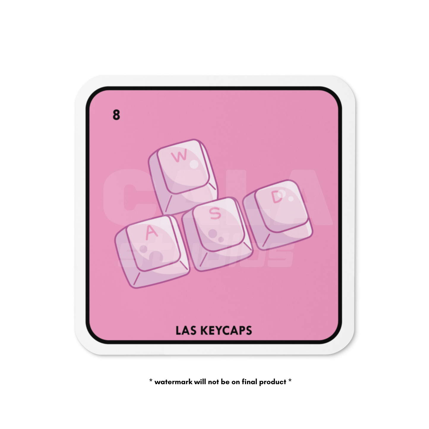 Las Keycaps Coaster