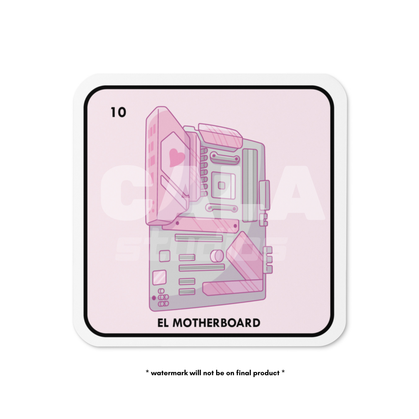 El Motherboard Coaster