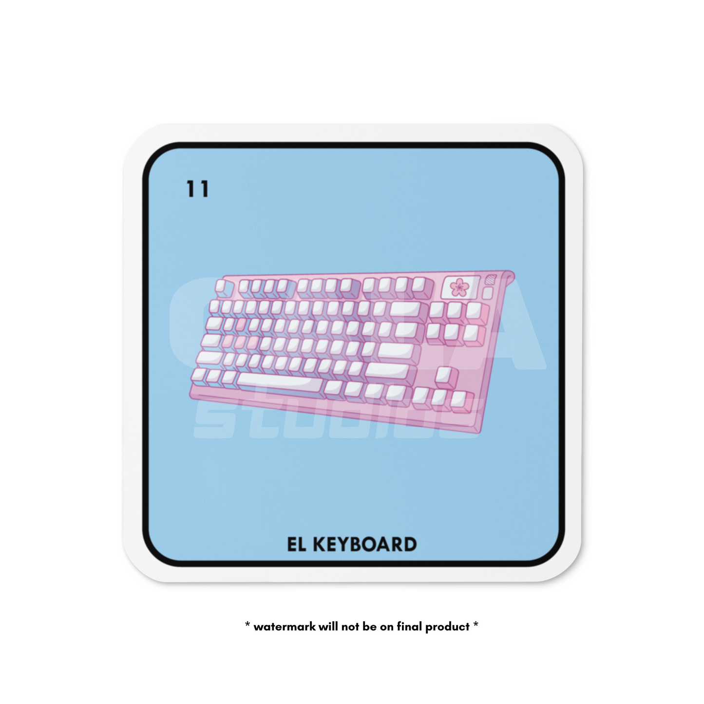 El Keyboard Coaster