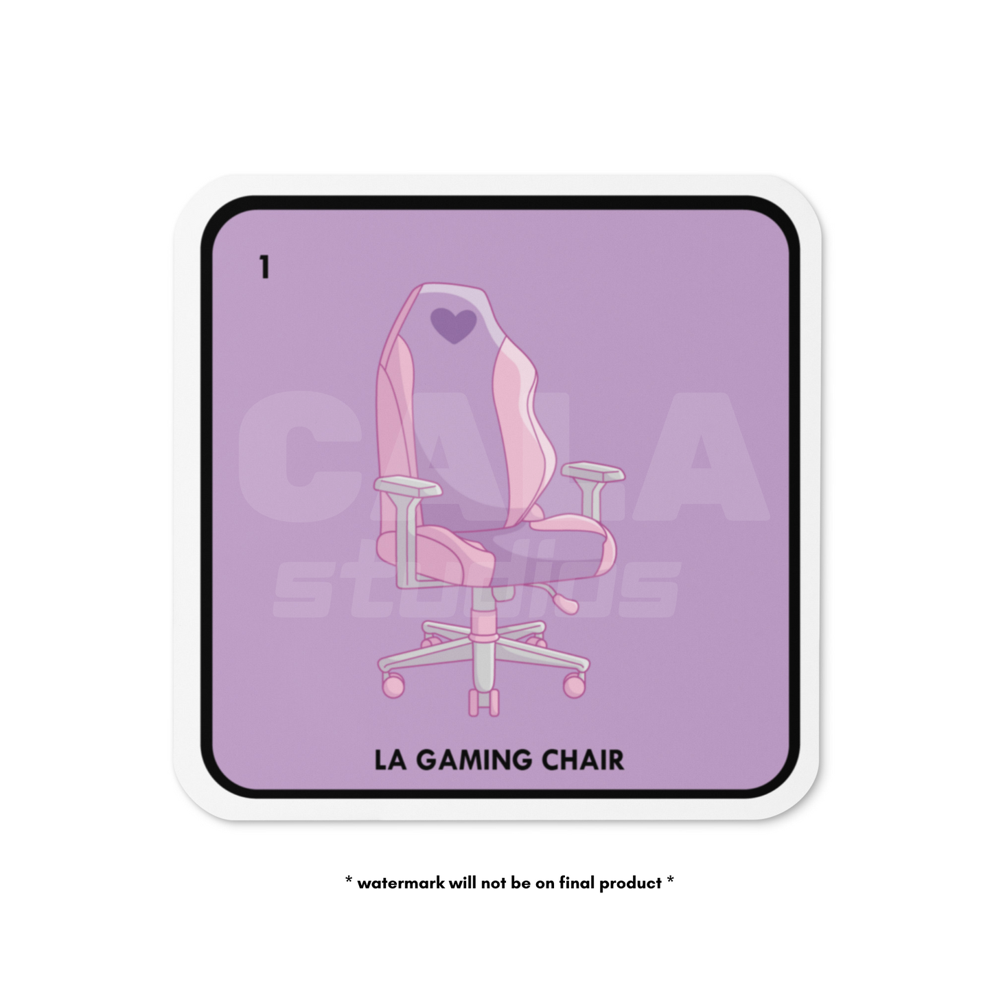 La Gaming Chair Coaster